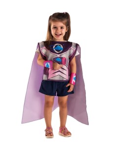 Cape Super Nubia 3/5 Ans - de haute qualité, idéale pour le carnaval, les fêtes à thème et les événements spéciaux